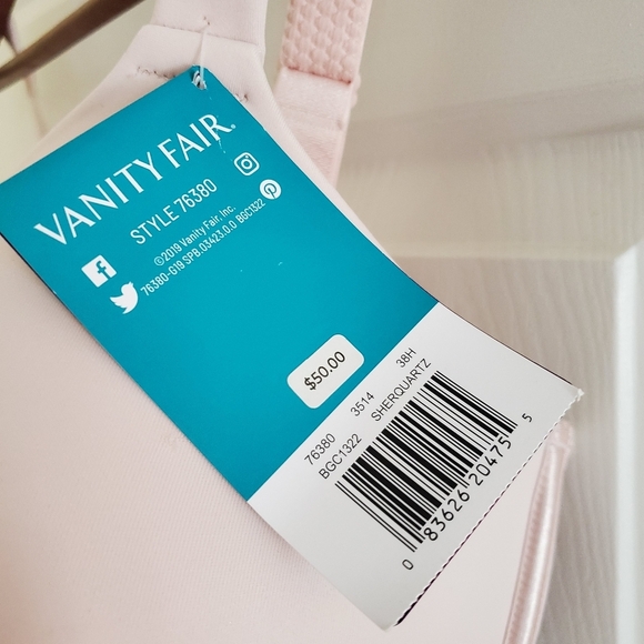 NWT VANITY FAIR Beauty Back Bra Style 76380 In Sheer Quartz (Multi Sz Available) - Picture 9 of 12